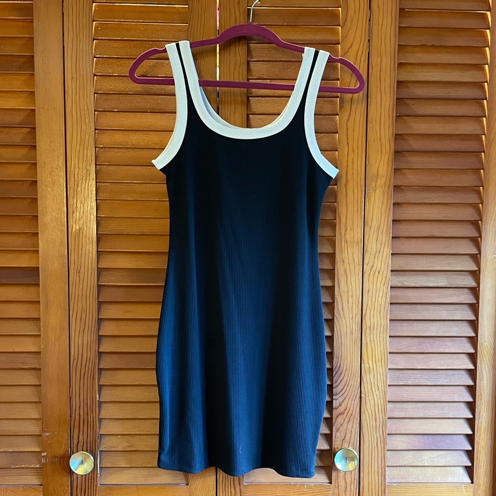 Ribbed Mini Dress